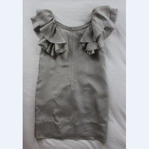 100% Silk Floreat Dress, size 2